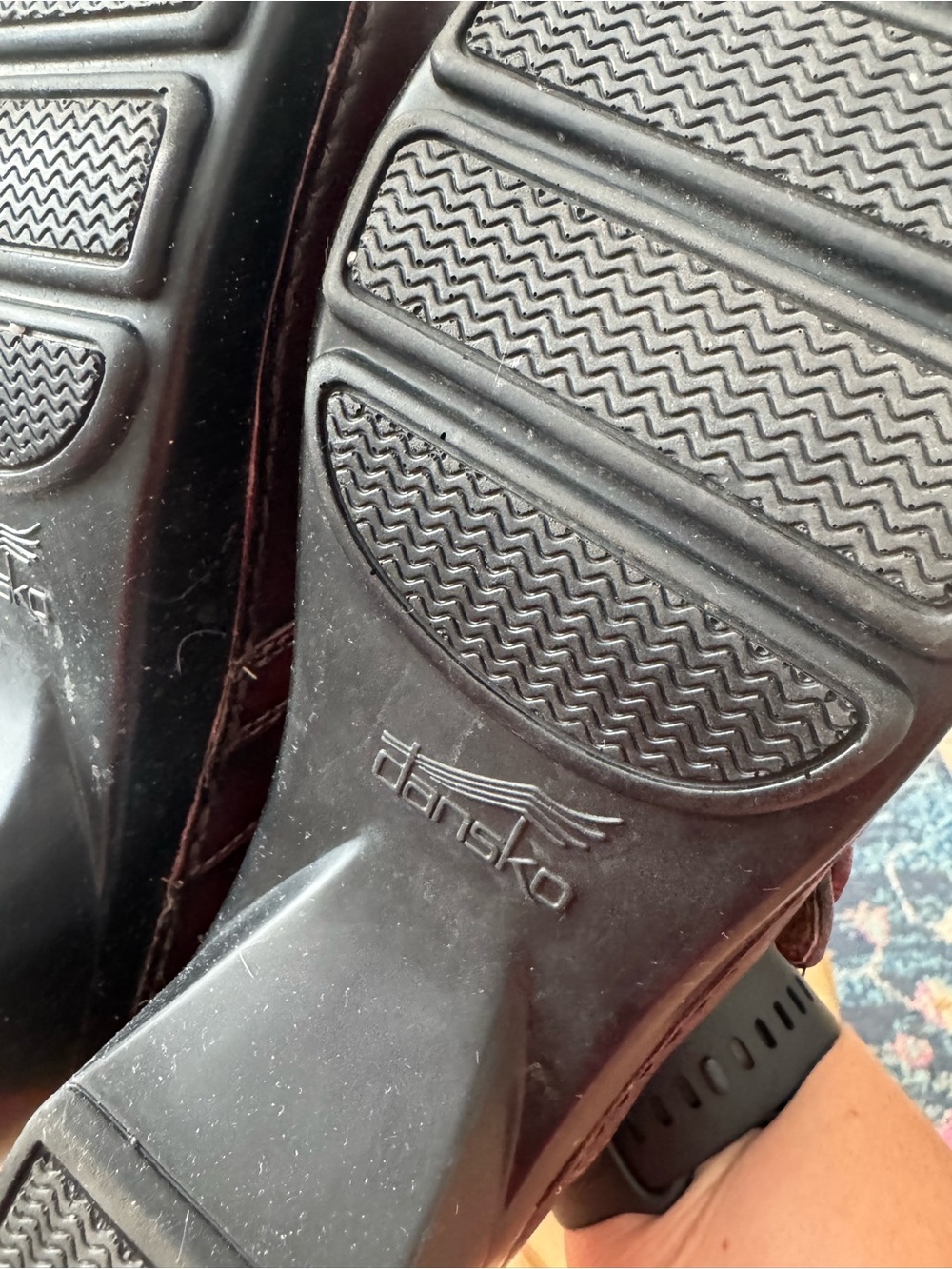 Dansko Solstice Clogs cordovan/burgundy leather size 39/8.5 Hardly Worn - Picture 9 of 11